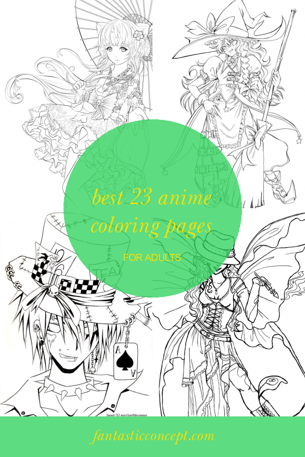 Best 23 Anime Coloring Pages for Adults Home, Family, Style and Art Ideas